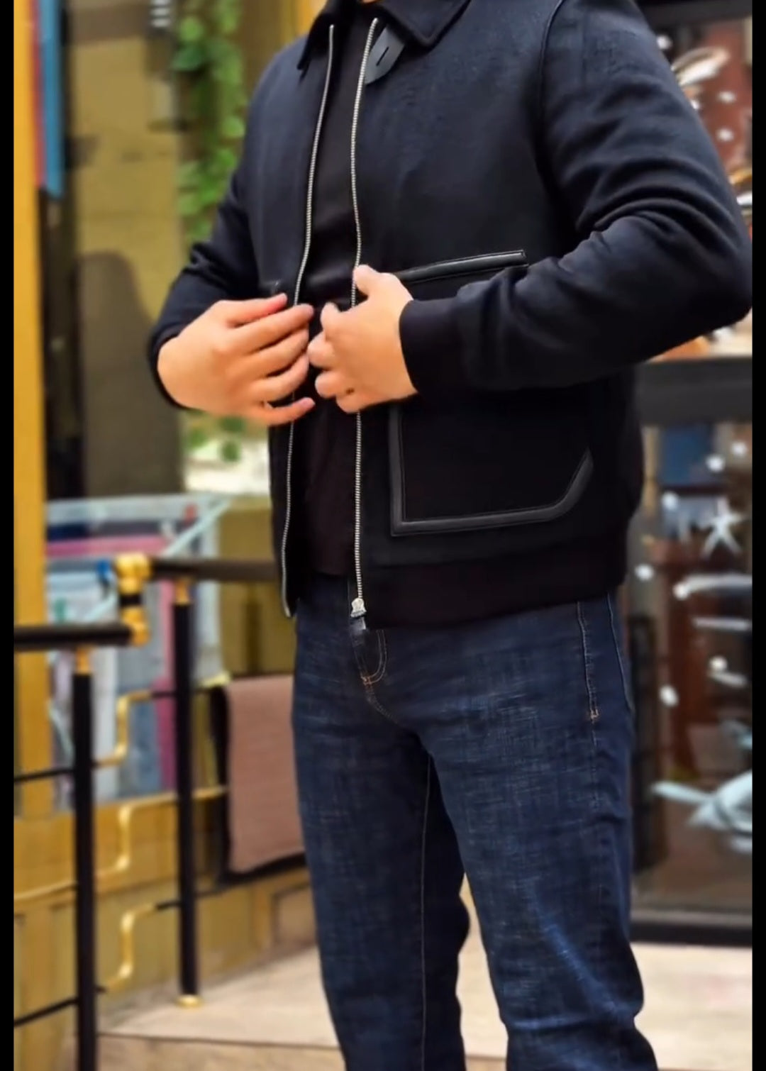 Jacheta piele intoarsa SK0107