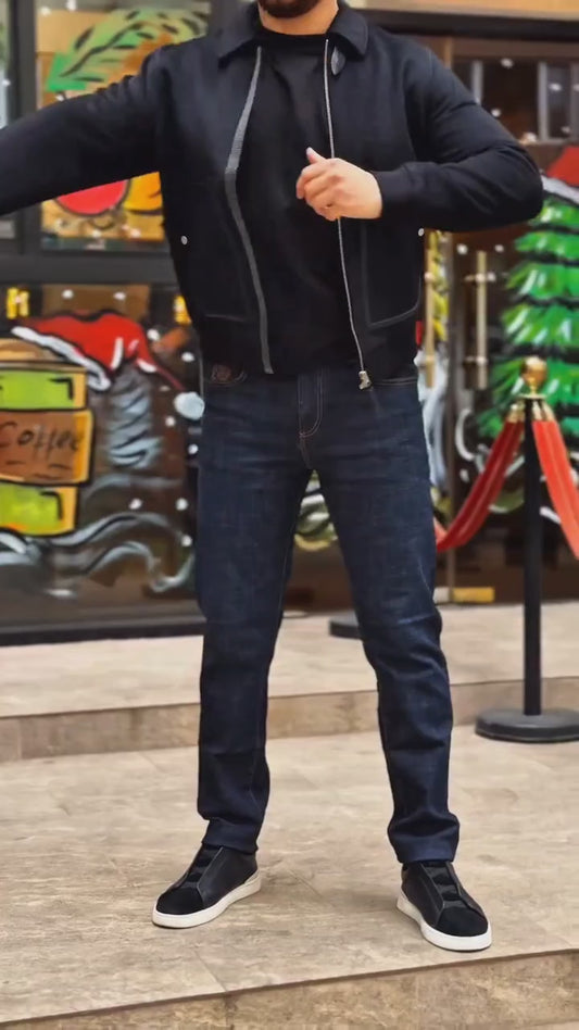 Jacheta piele intoarsa SK0107